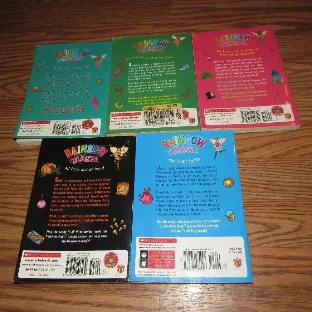 Rainbow Magic Special Edition Fairy Book Lot |Whimsical & Collectible| Set of  5